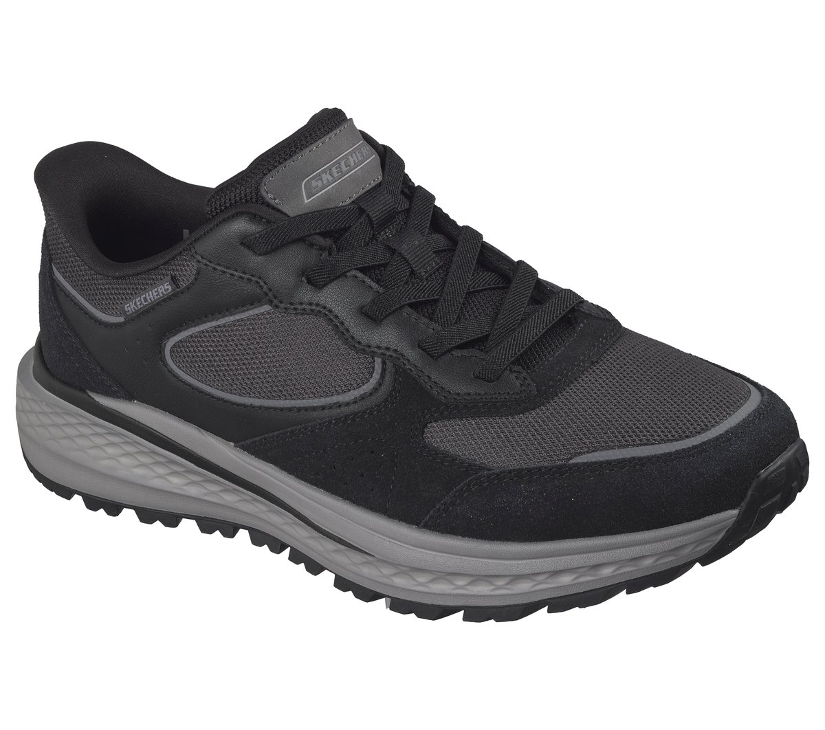 Skechers Slip-ins Relaxed Fit: Slade Ultra - Gage — BLACK