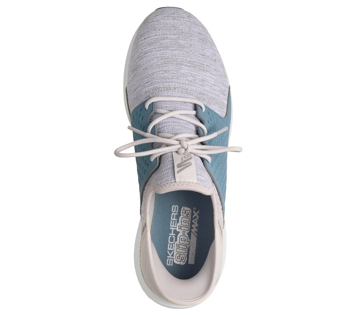 Skechers Slip-ins: GO GOLF Max 2 - Rover Slip-ins — LIGHT GRAY / LIGHT BLUE