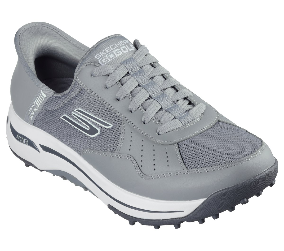 Skechers Slip-ins: GO GOLF Arch Fit - Line Up — GRAY