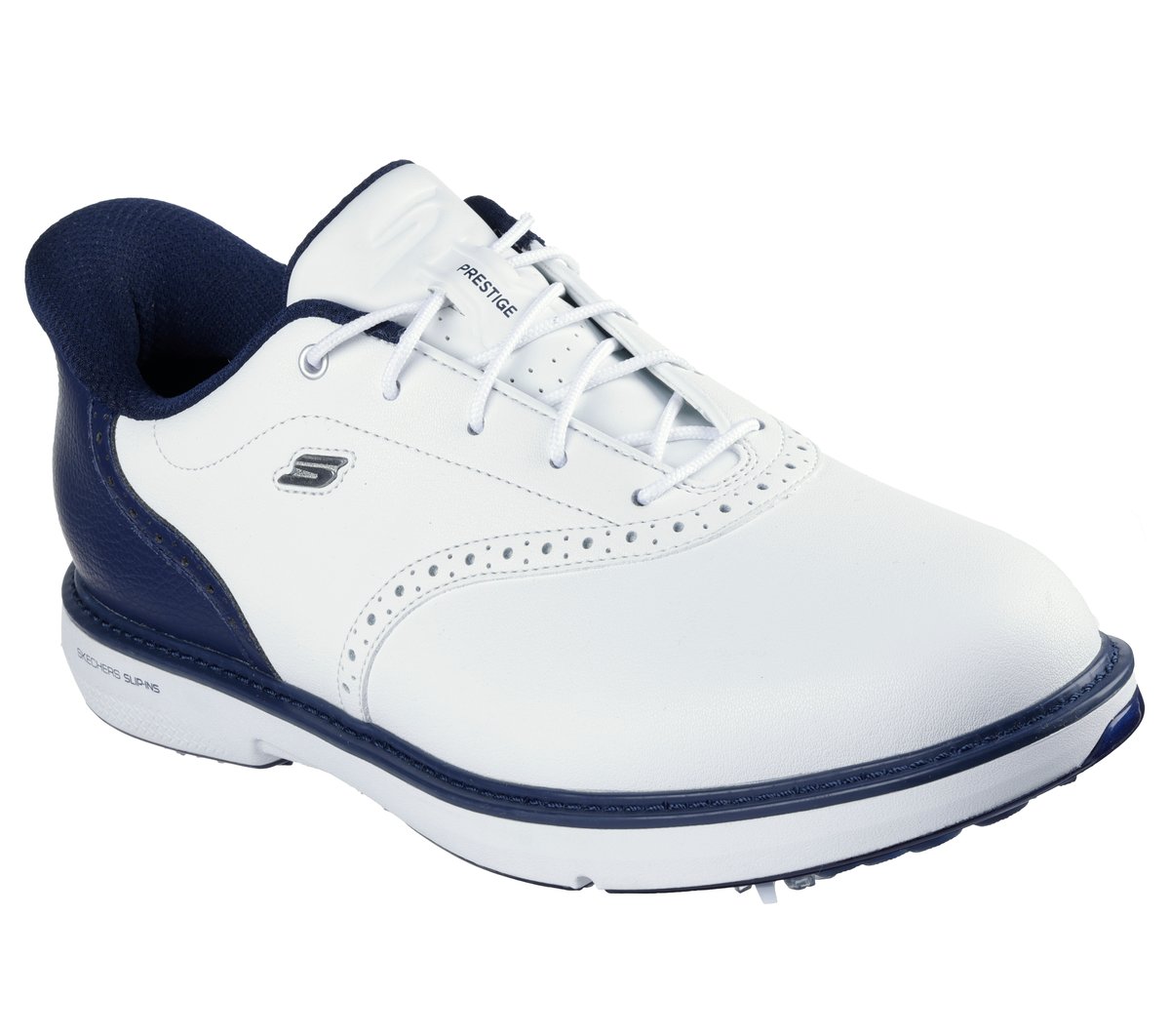 Skechers Slip-ins Waterproof: GO GOLF Prestige — WHITE / NAVY
