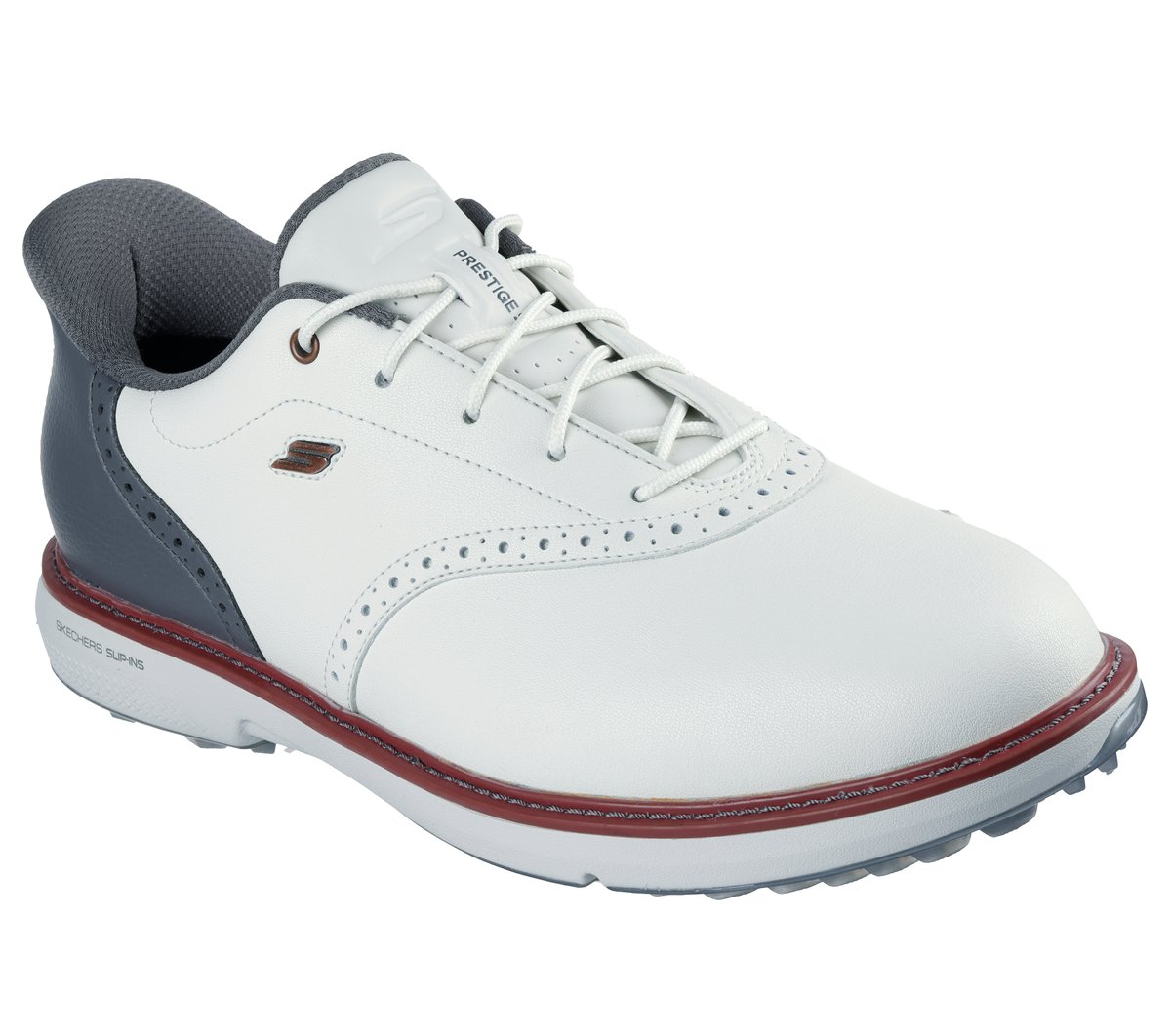 Skechers Slip-ins Waterproof: GO GOLF Prestige SL — NATURAL / GRAY