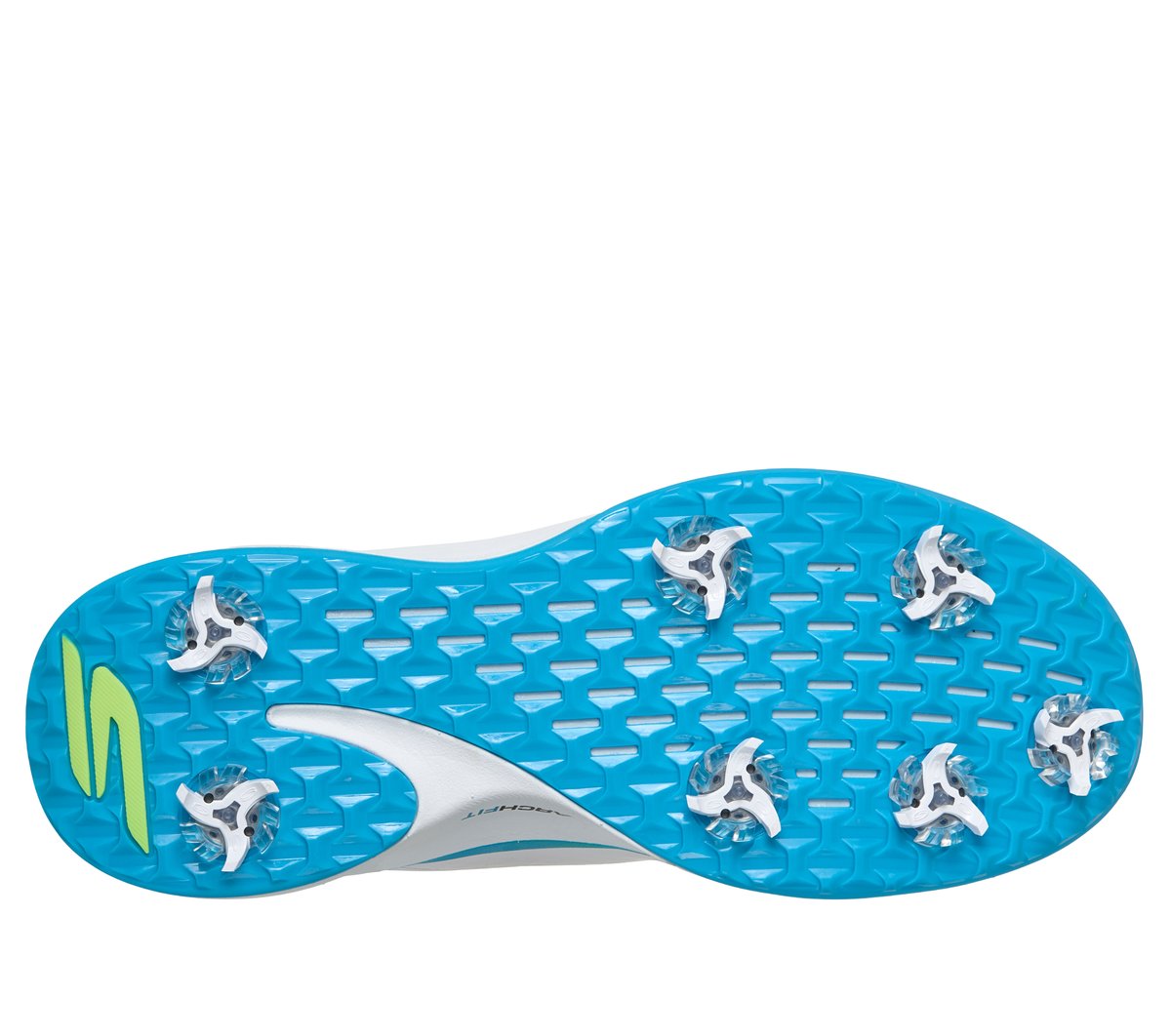 Skechers Slip-ins Golf Waterproof: Blade Tour - Fairway Heritage — WHITE / BLACK / MULTI