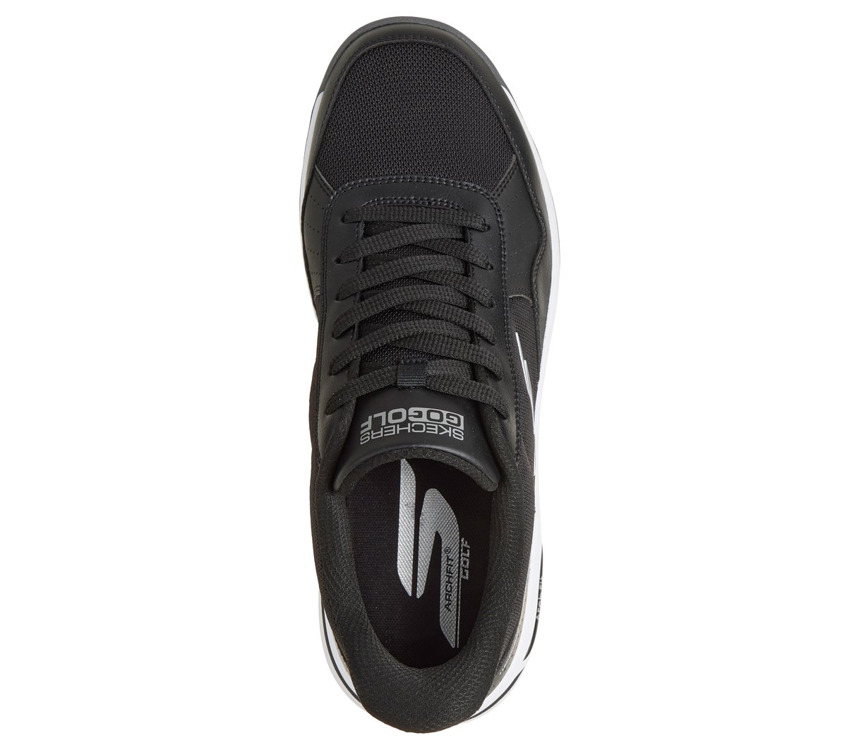 Skechers Slip-ins: GO GOLF Arch Fit - Line Up 2.0 — BLACK / WHITE
