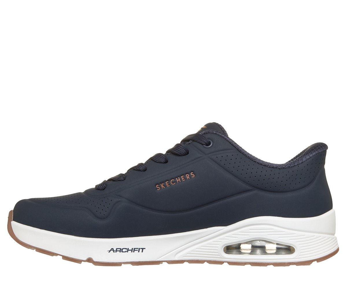 Skechers Slip-ins: UNO Golf SI — NAVY / BROWN