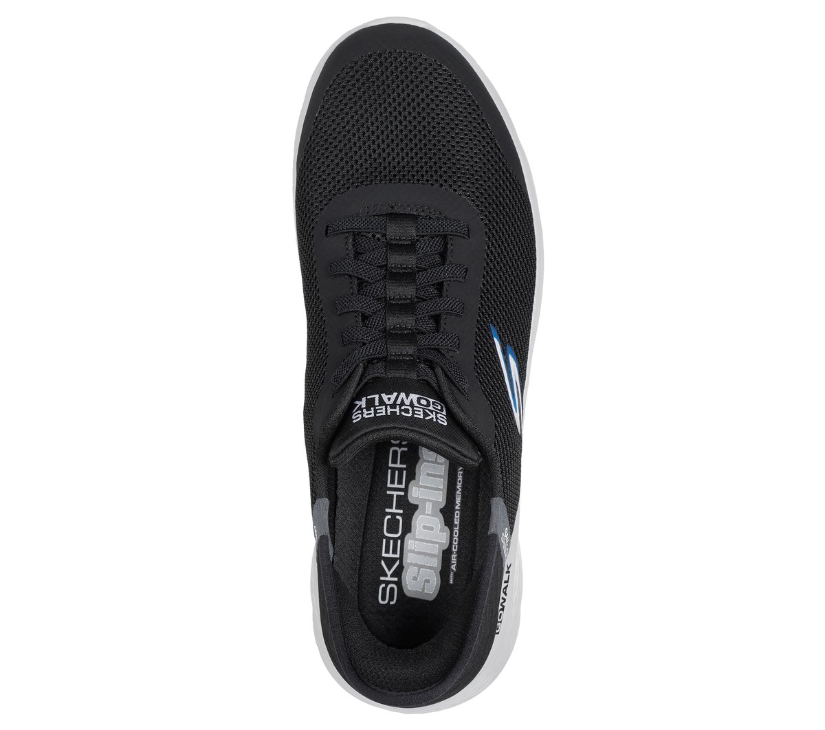 Skechers Slip-ins: GO WALK Flex - Hands Up — BLACK / GRAY