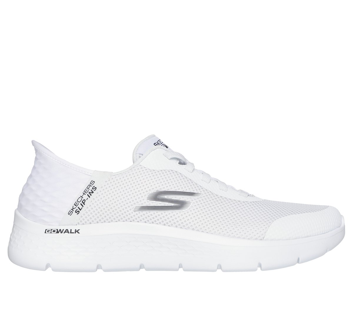 Skechers Slip-ins: GO WALK Flex - Hands Up — WHITE