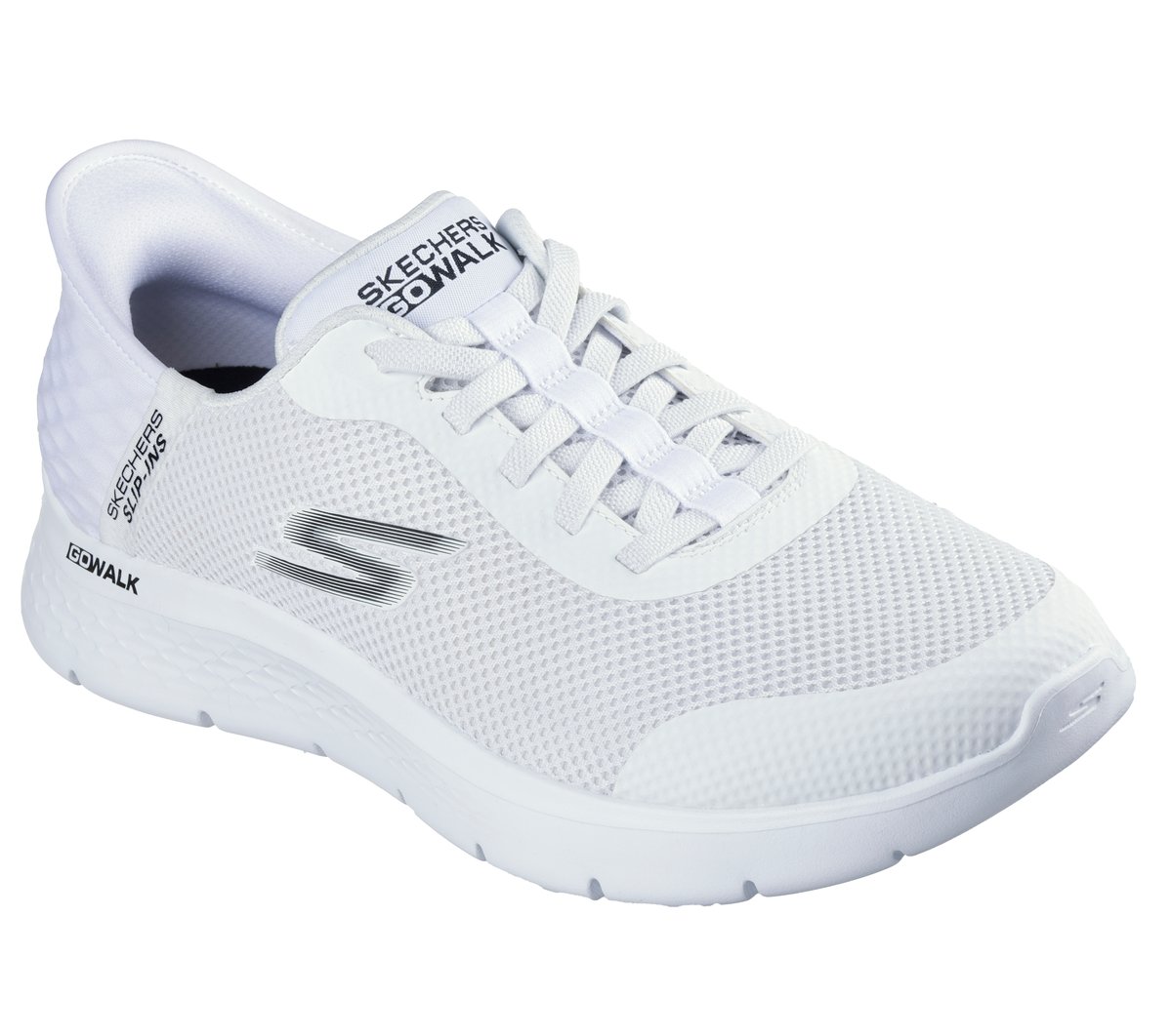 Skechers Slip-ins: GO WALK Flex - Hands Up — WHITE