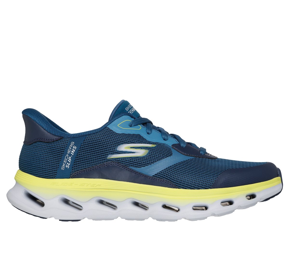Skechers Slip-ins: GO WALK Glide-Step 2.0 - Zac — BLUE / LIME