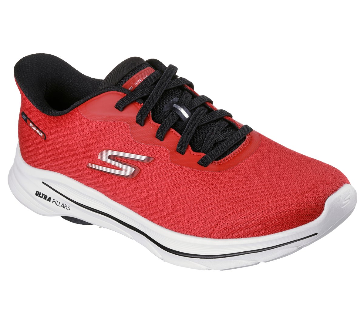 Skechers Slip-ins: GO WALK 8 - Pate — RED / BLACK