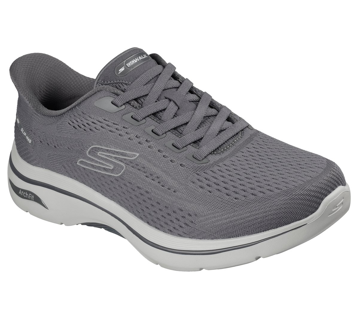 Skechers Slip-ins: GO WALK Arch Fit 2.0 - Percy — CHARCOAL
