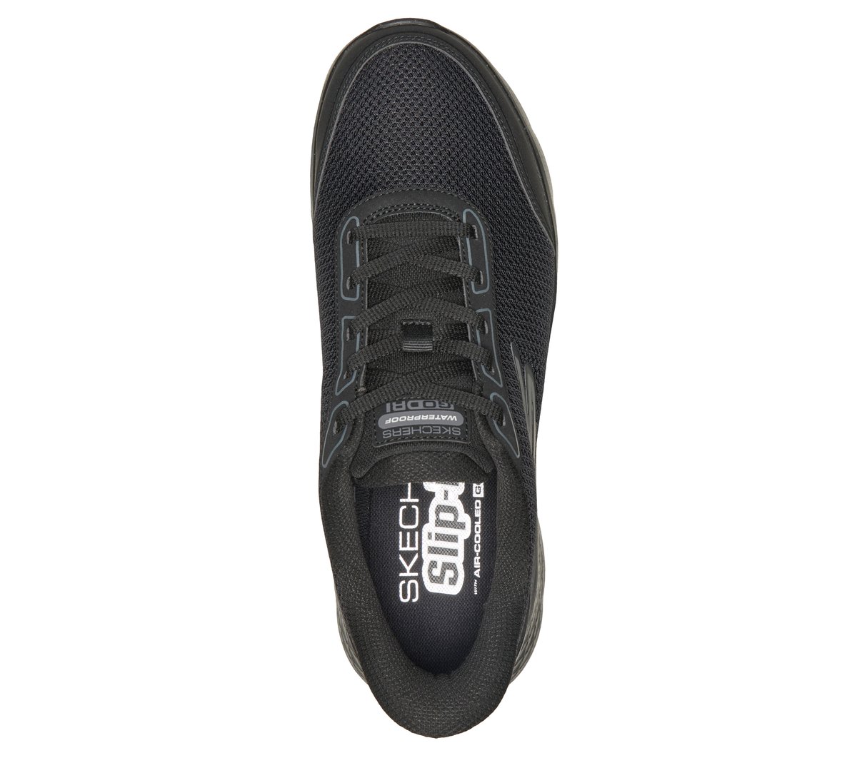 Skechers Slip-ins Waterproof: GO WALK Flex - Santiag — BLACK