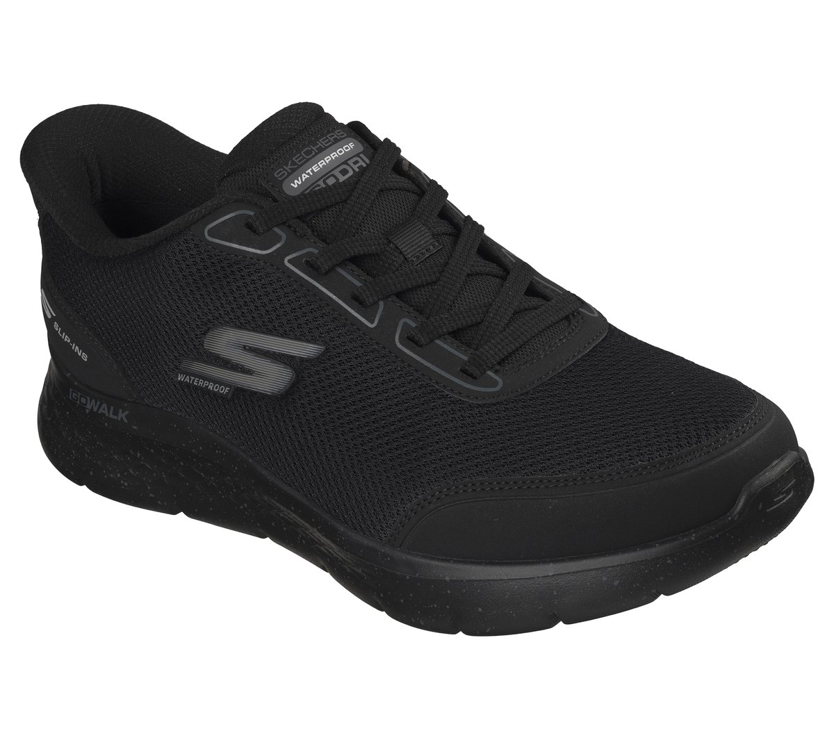 Skechers Slip-ins Waterproof: GO WALK Flex - Santiag — BLACK