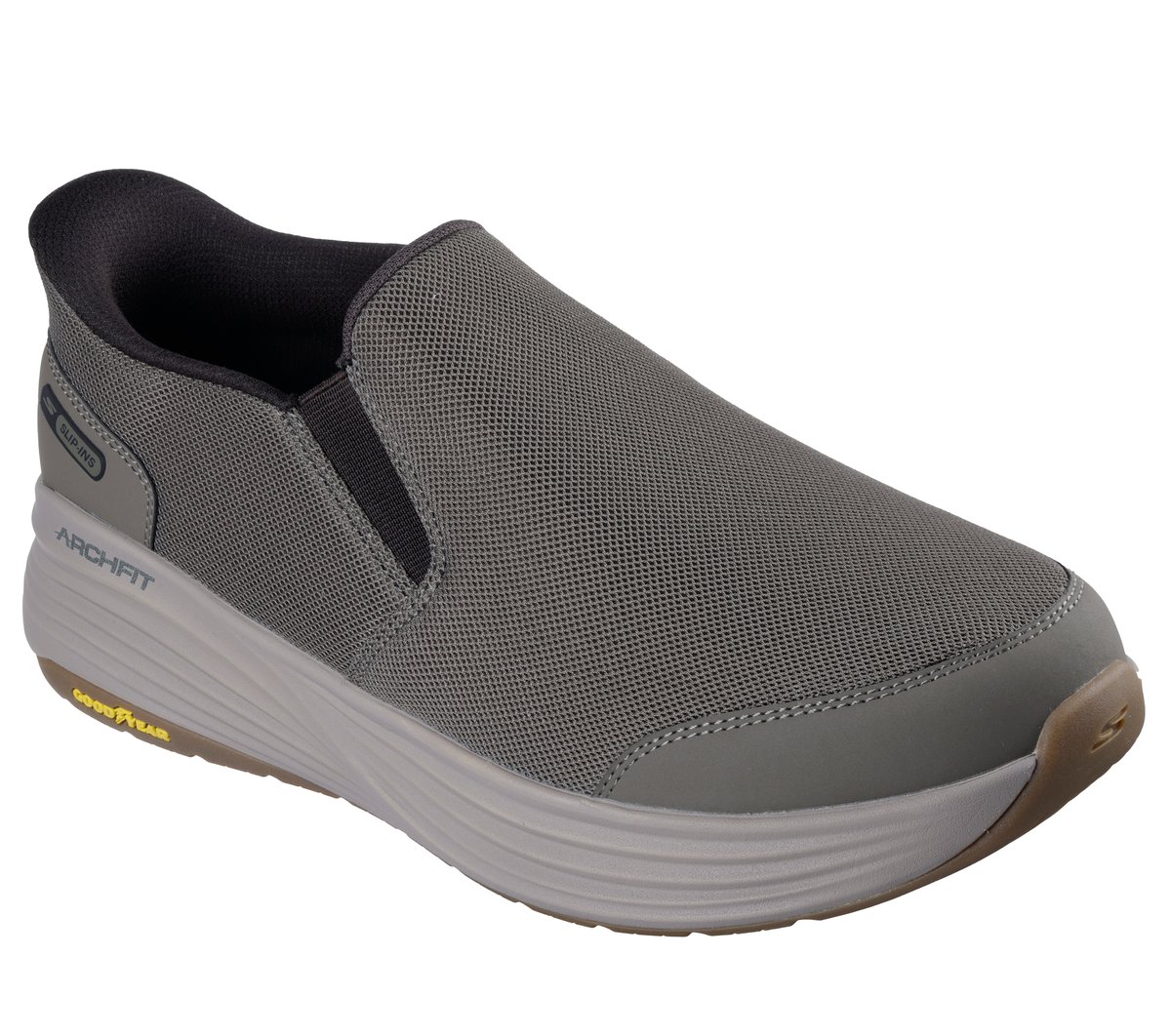 Skechers Slip-ins: GO WALK Stability 2.0 - Charles — DARK TAUPE