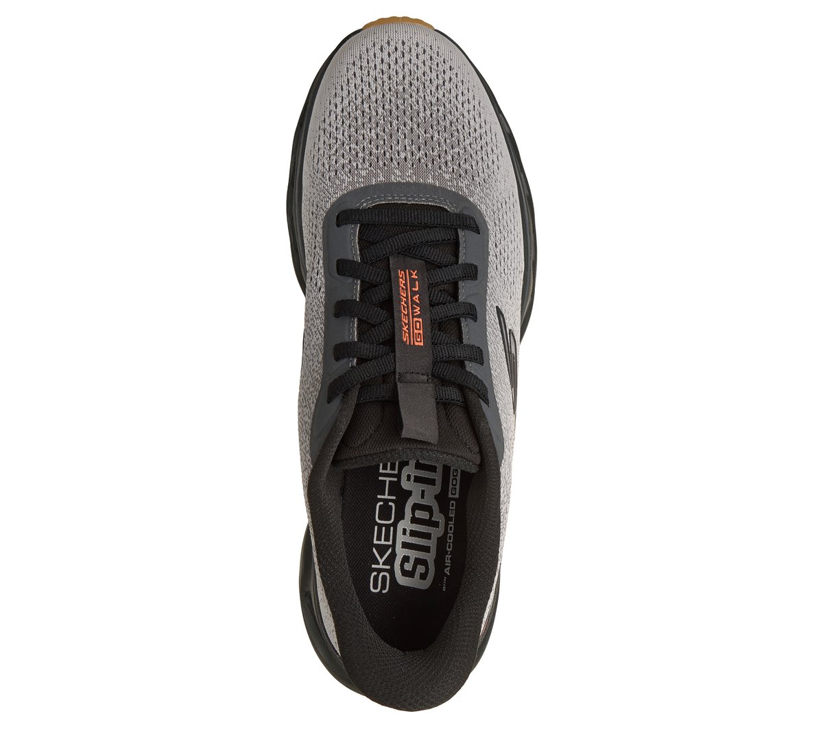 Skechers Slip-ins: GO WALK Glide-Step 2.0 - Maser — GRAY / BLACK