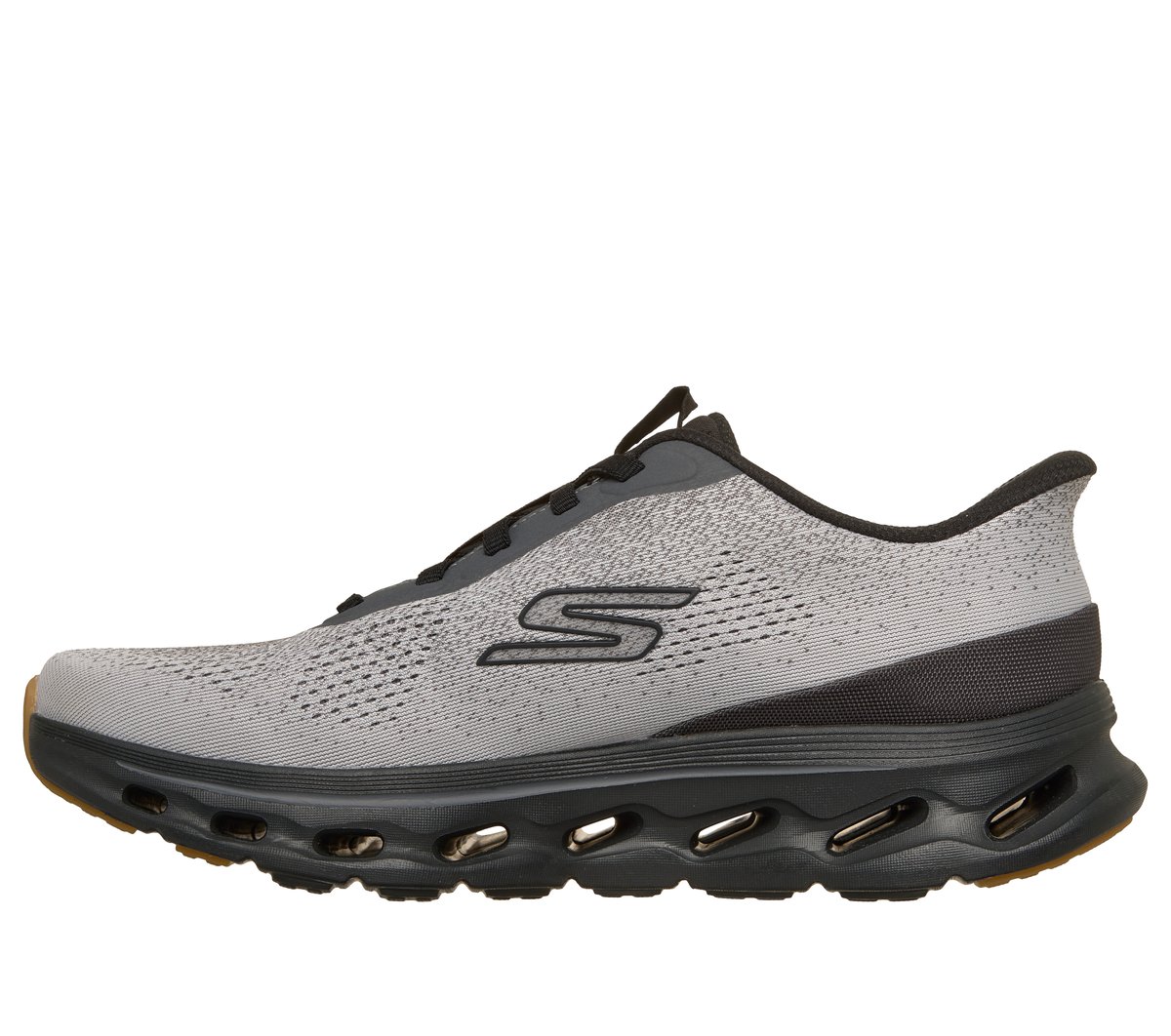 Skechers Slip-ins: GO WALK Glide-Step 2.0 - Maser — GRAY / BLACK