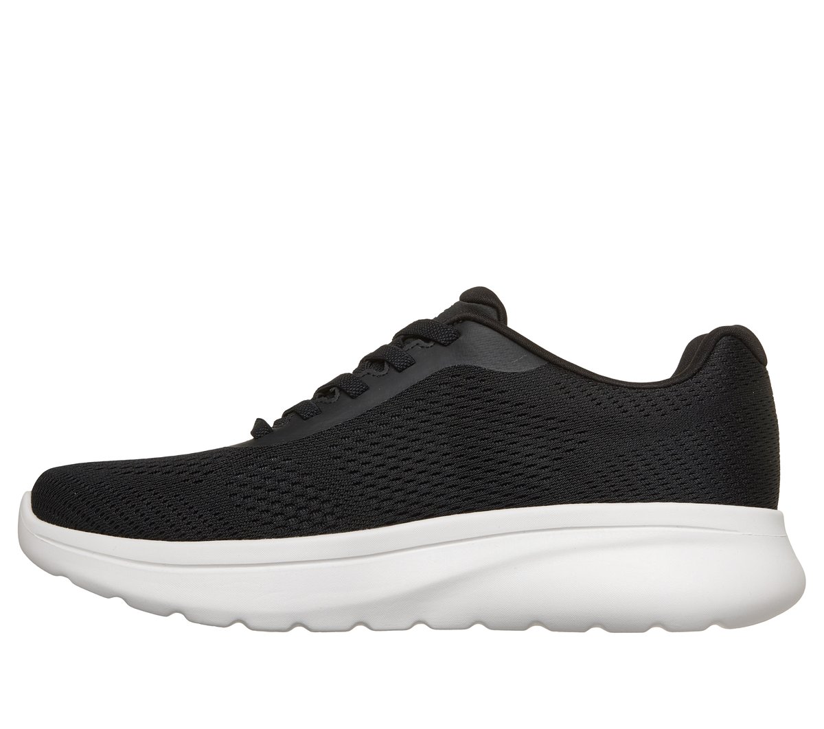 Relaxed Fit: GO WALK Arch Fit N-Joy - Junie — BLACK / WHITE
