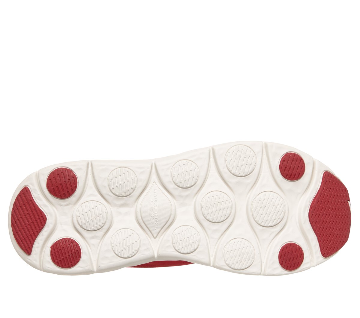 Skechers Slip-ins: GO WALK Max Cushioning Flex - Pave — RED / BLACK