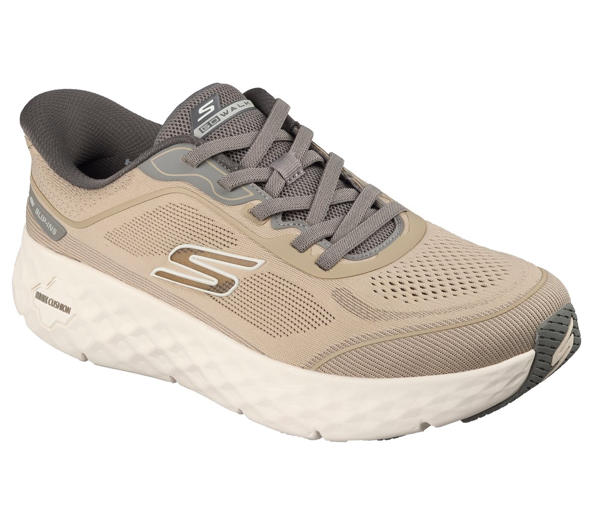 Skechers Slip-ins: GO WALK Max Cushioning Flex - Pave — TAUPE