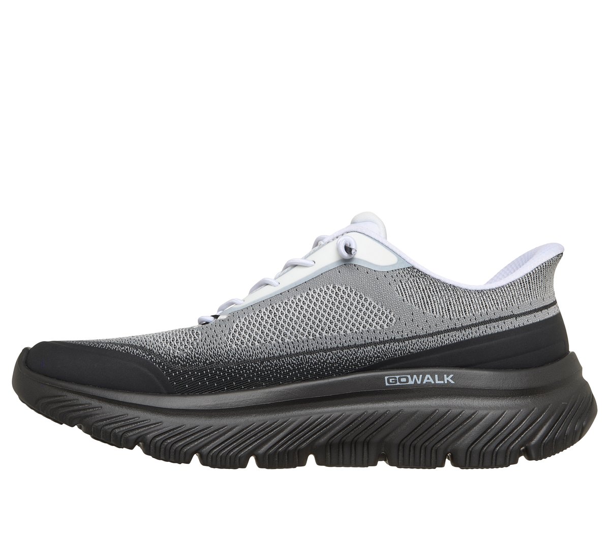Skechers Slip-ins: GO WALK Max Cushioning - Zoltar — BLACK / WHITE