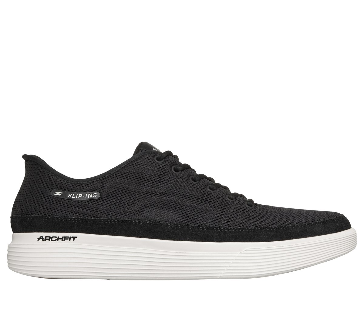 Skechers Slip-ins Arch Fit: GO WALK Commuter - Carson — BLACK / WHITE