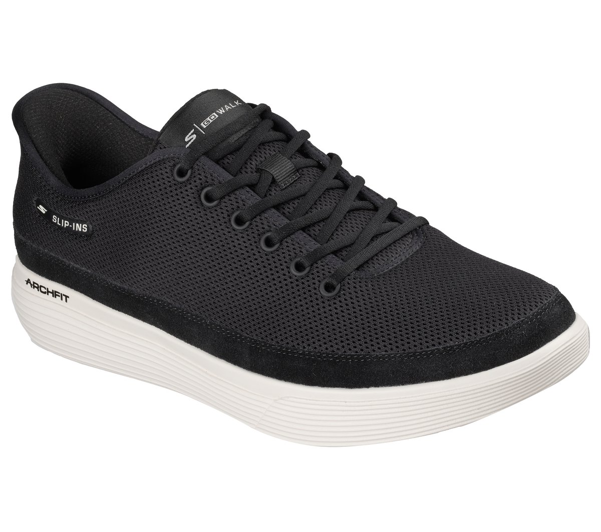 Skechers Slip-ins Arch Fit: GO WALK Commuter - Carson — BLACK / WHITE