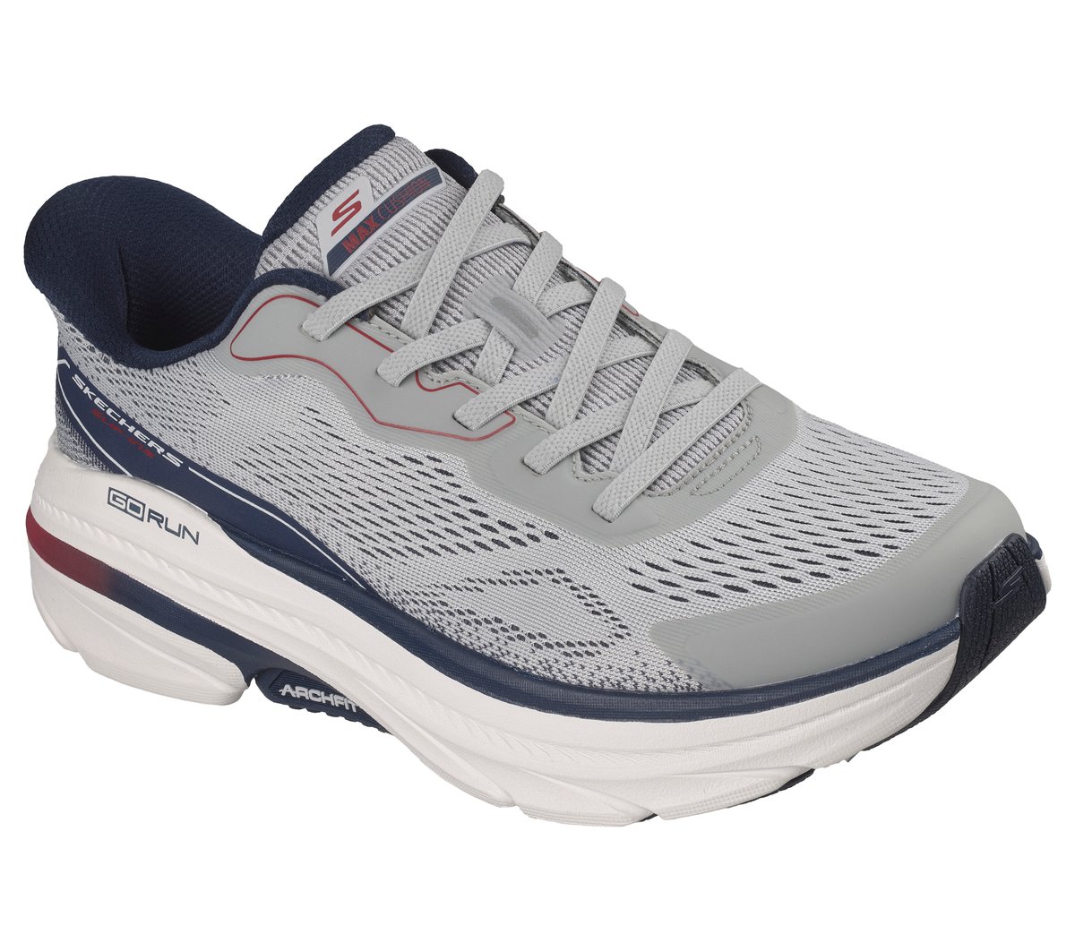Skechers Slip-ins: Max Cushioning Arch Fit 2.0 - Azusah — GRAY / NAVY