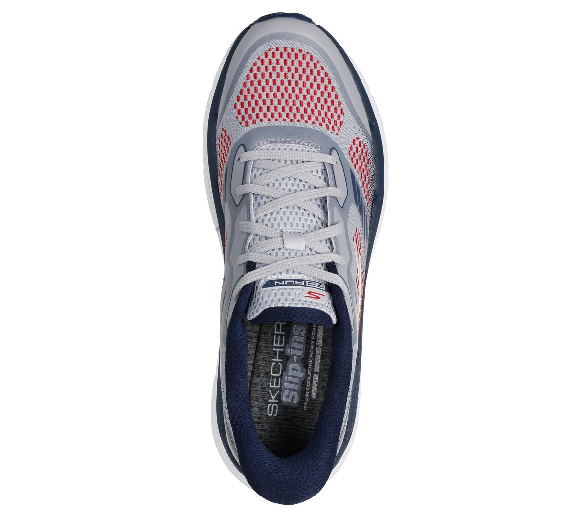 Skechers Slip-ins: Max Cushioning Premier 2.0 - Leigh — GRAY / NAVY