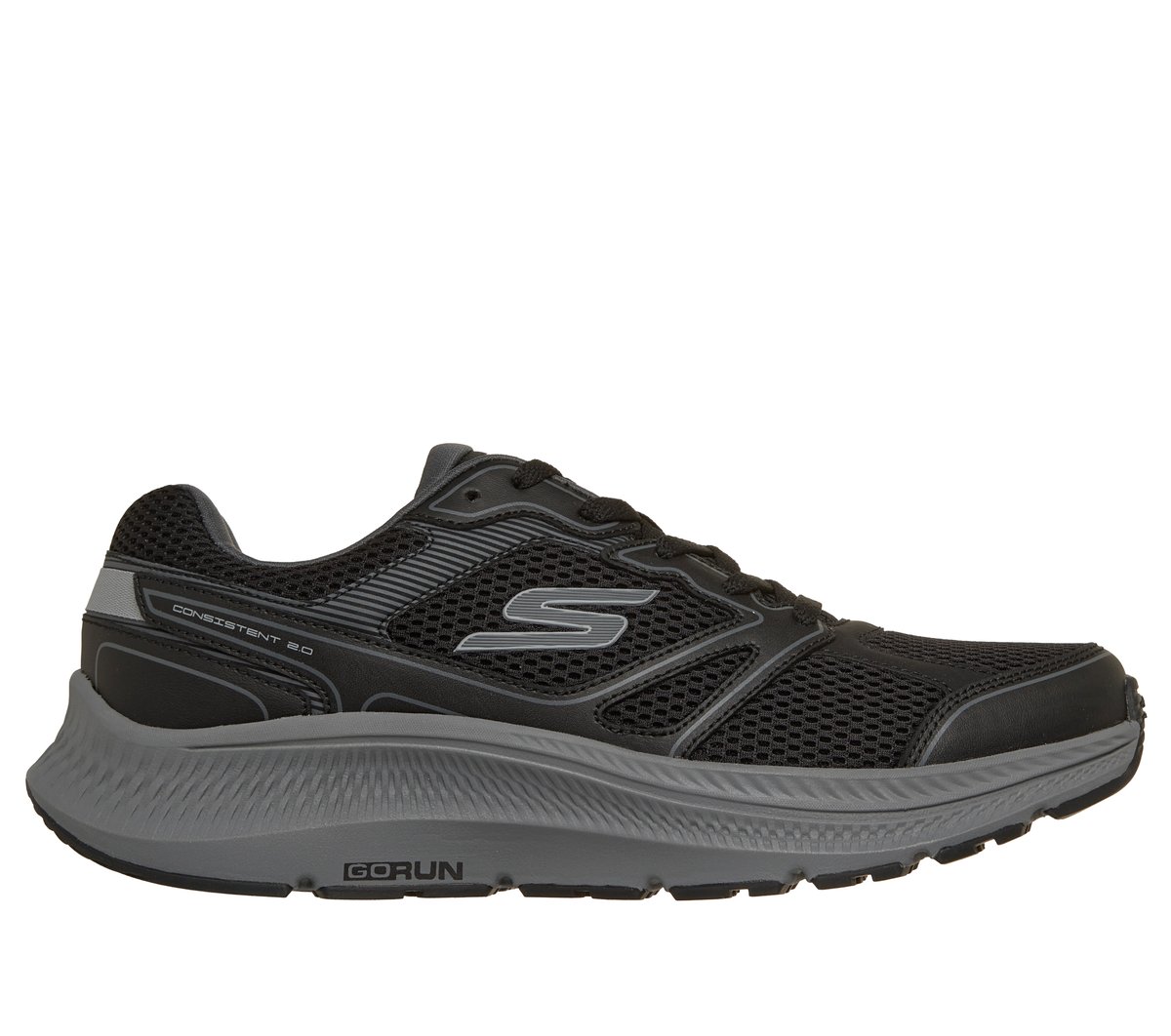 GO RUN Consistent 2.0 - Mapleton — BLACK / CHARCOAL