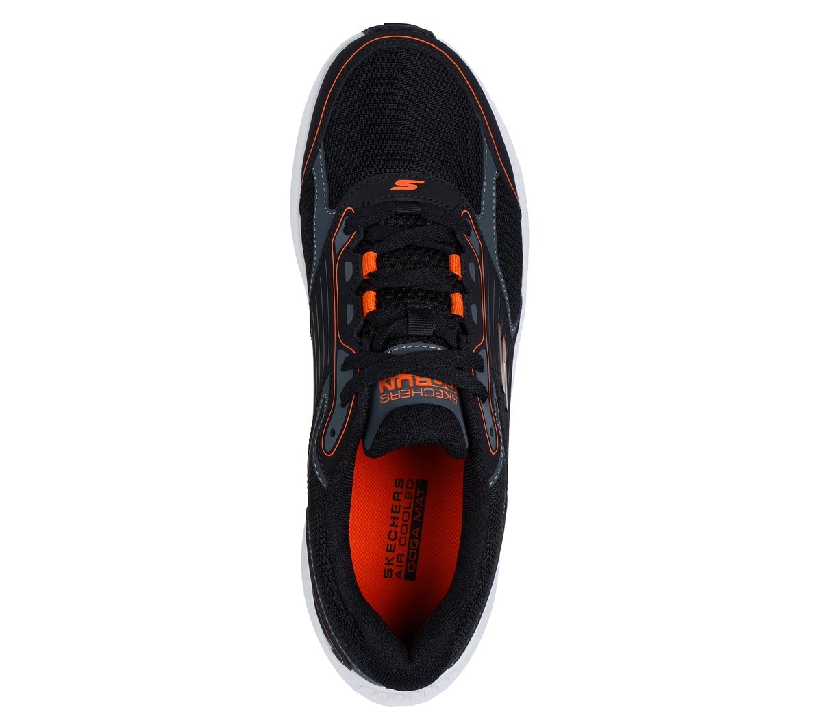 GO RUN Consistent 2.0 — BLACK / ORANGE