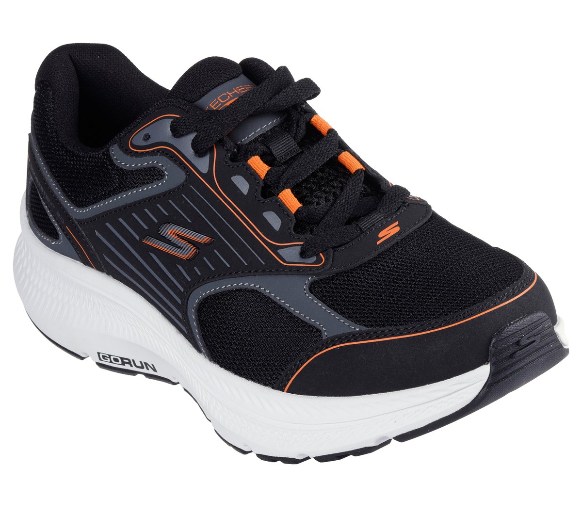GO RUN Consistent 2.0 — BLACK / ORANGE