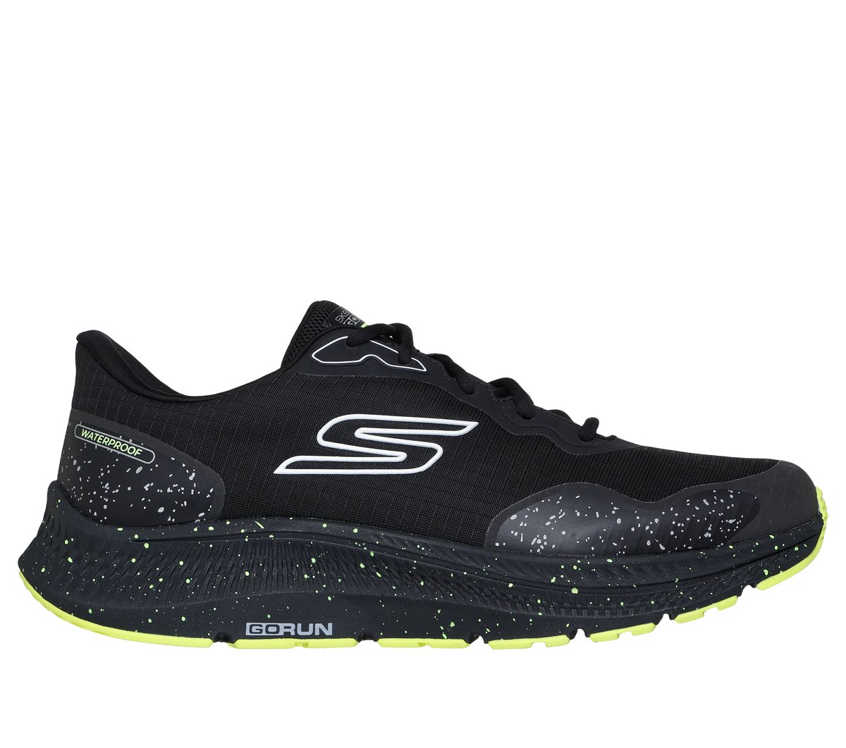 Waterproof: GO RUN Consistent 2.0 - Piedmont — BLACK / LIME