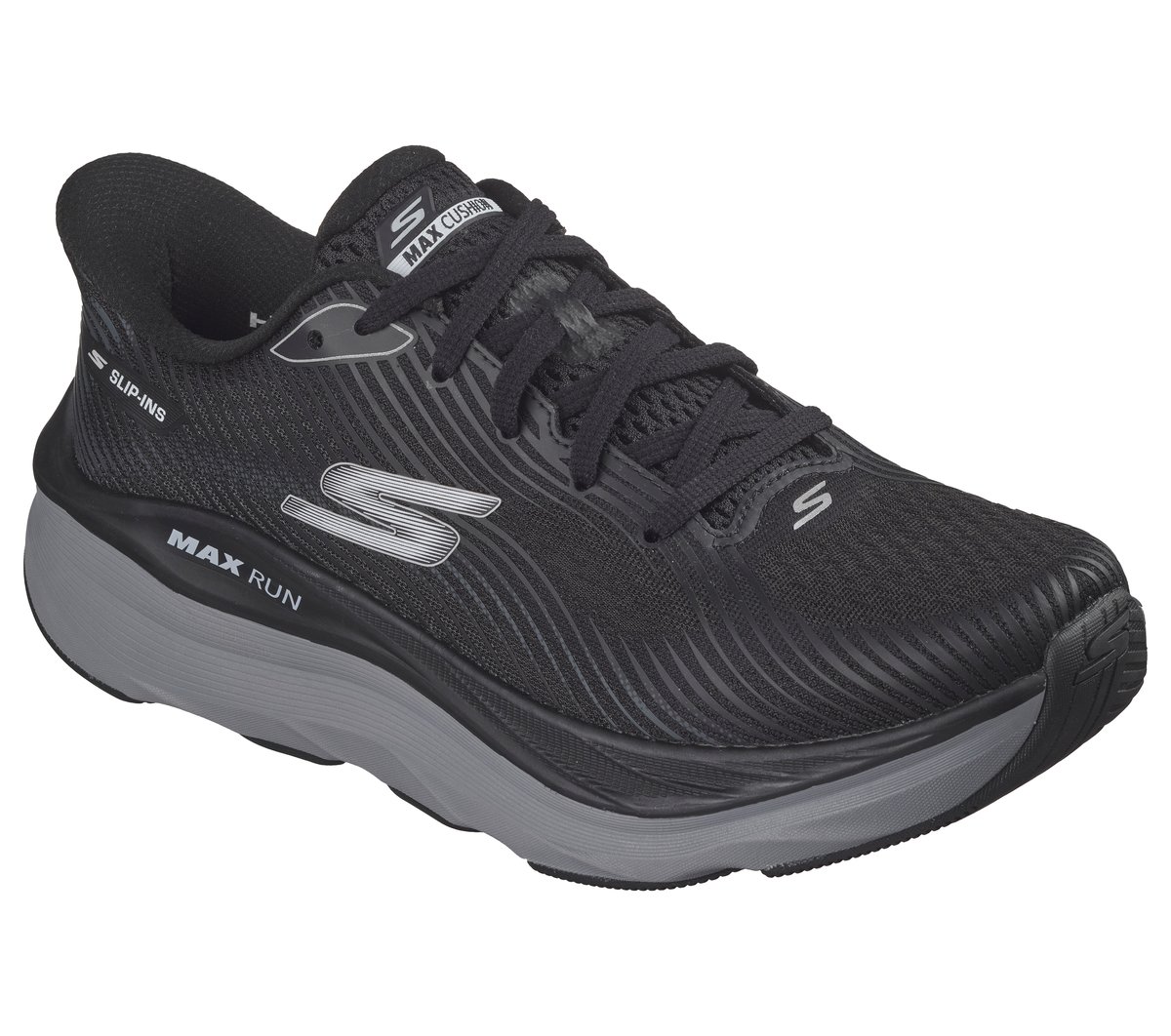 Skechers Slip-ins: Max Run - Echoridge — BLACK