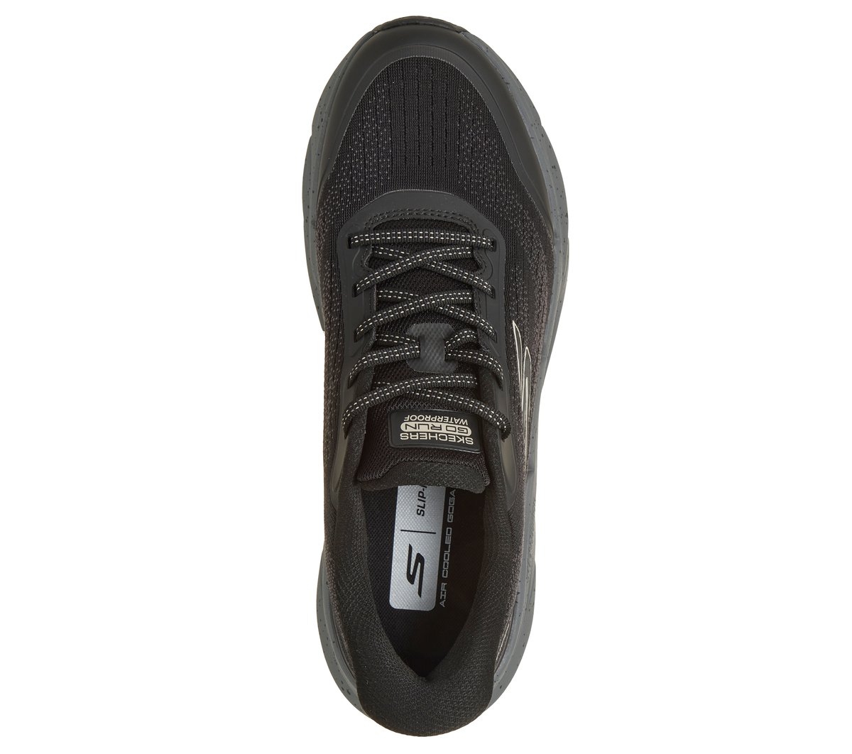 Skechers Slip-ins Waterproof: Max Cushioning Premier 3 - Aqua Edge — BLACK