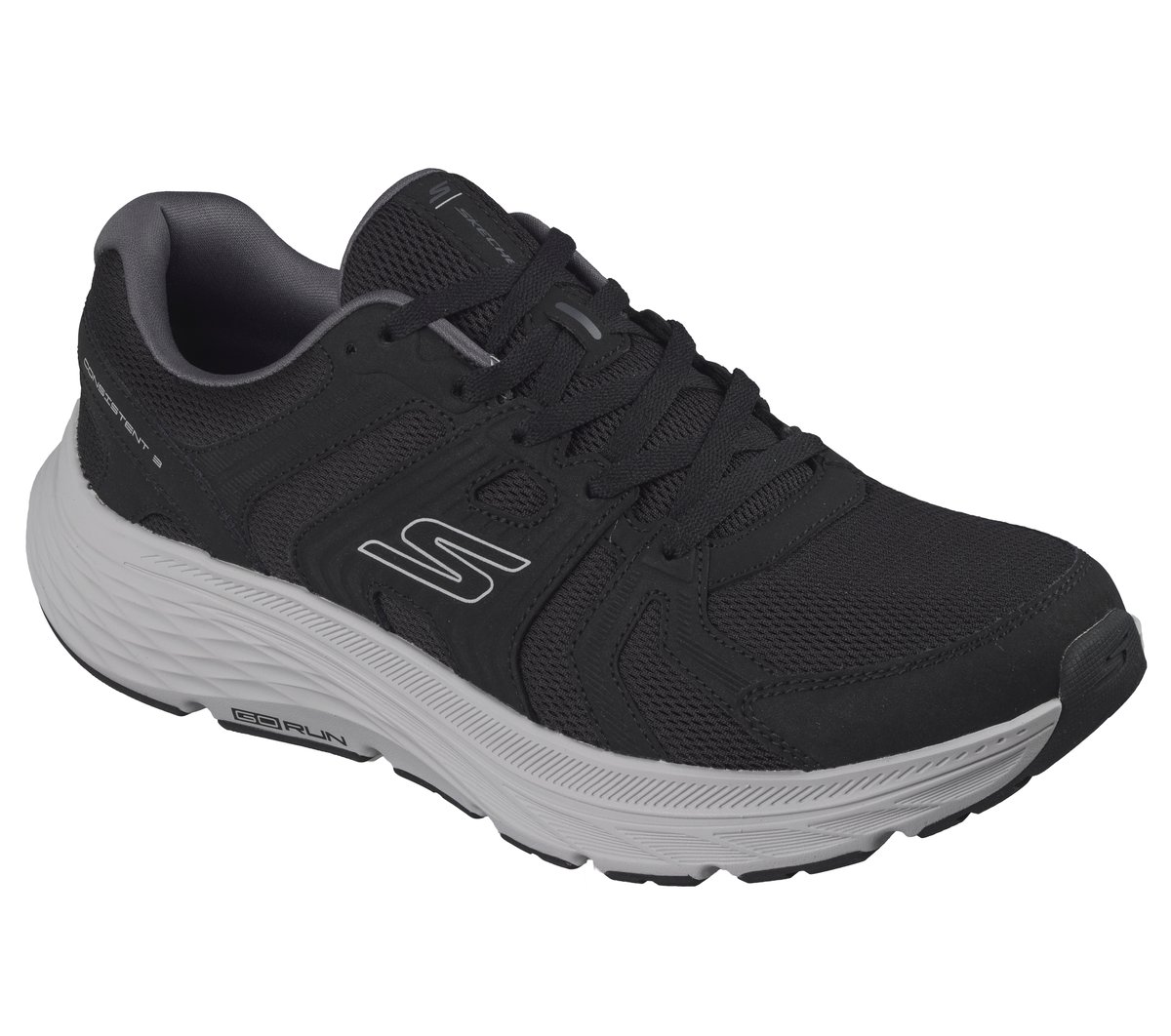GO RUN Consistent 3 - Core Track — BLACK