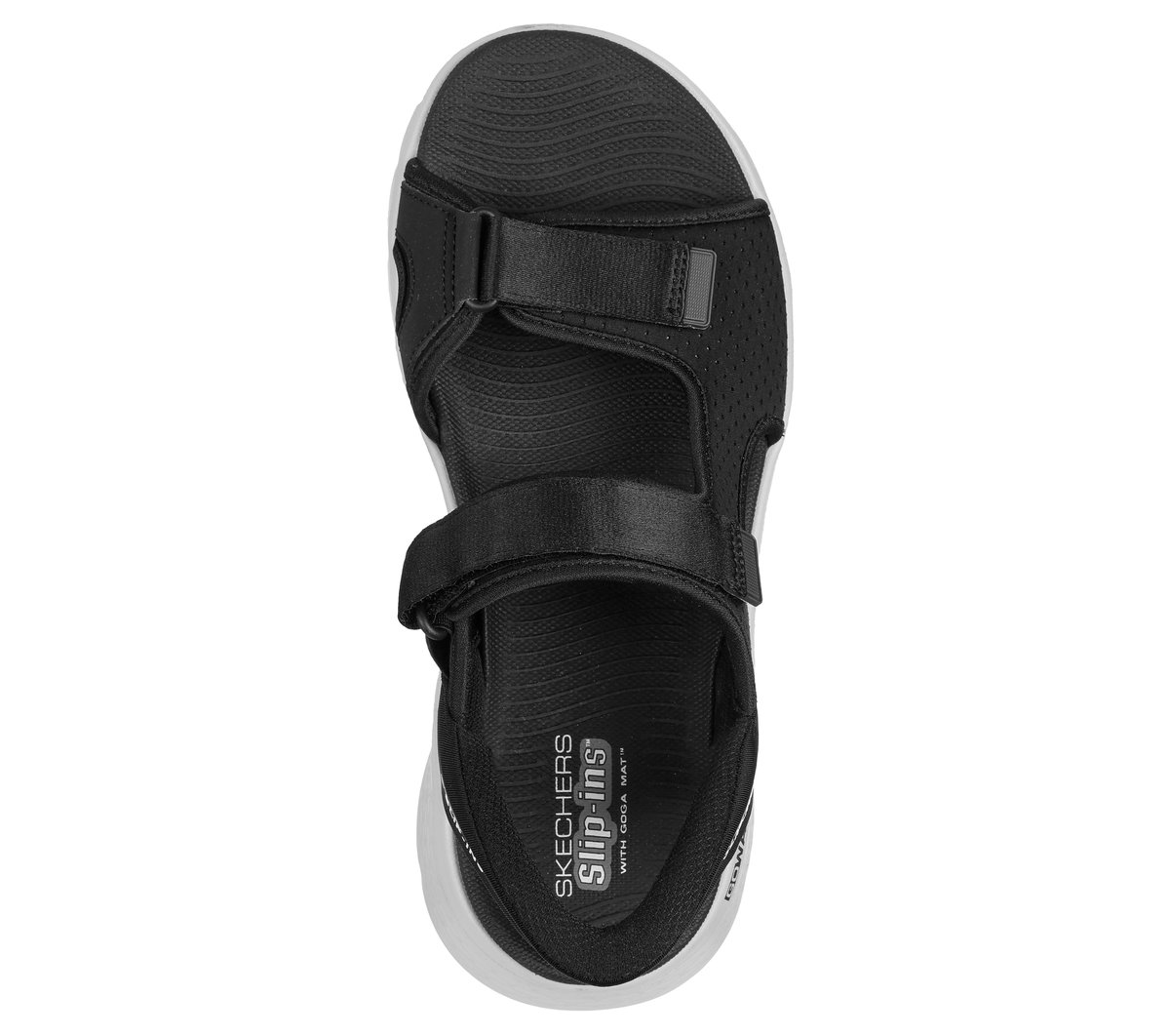 Skechers Slip-ins: GO WALK Flex SD - Easy Entry — BLACK / GRAY