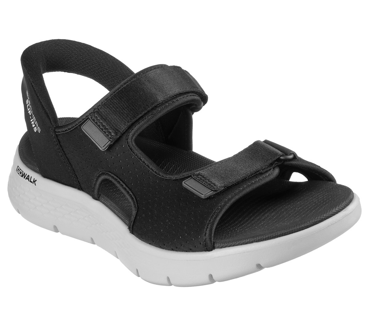 Skechers Slip-ins: GO WALK Flex SD - Easy Entry — BLACK / GRAY
