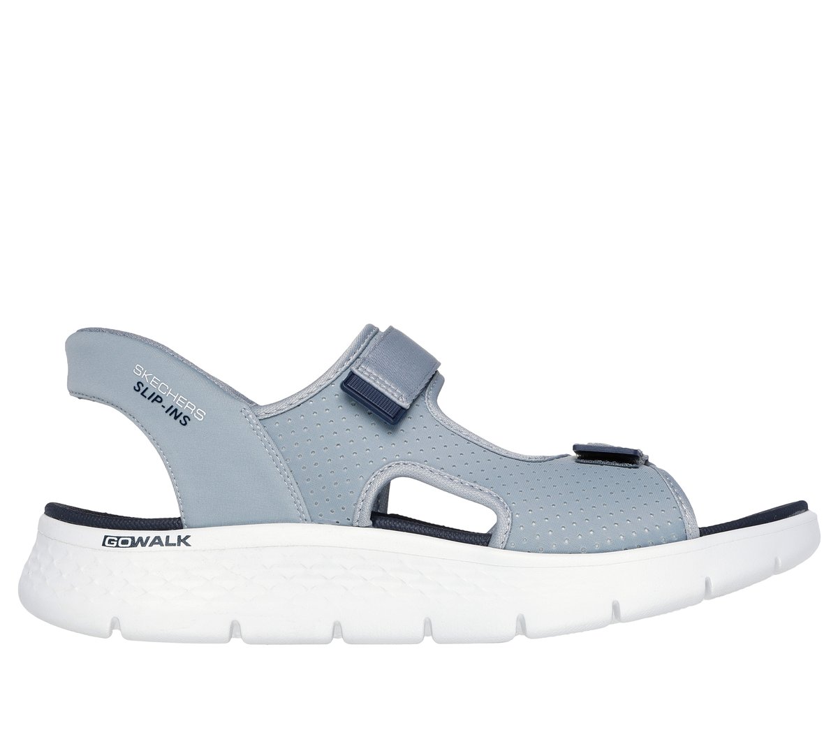 Skechers Slip-ins: GO WALK Flex SD - Easy Entry — GRAY / NAVY