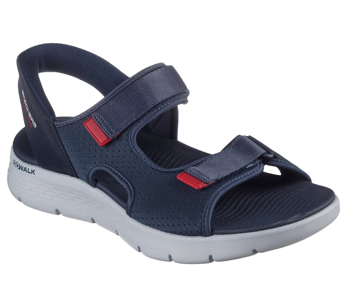 Skechers Slip-ins: GO WALK Flex SD - Easy Entry — NAVY / RED
