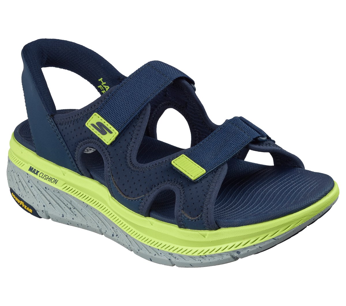 Skechers Slip-ins: Max Cushioning Premier 2.0 Sandal - Julian — NAVY / LIME