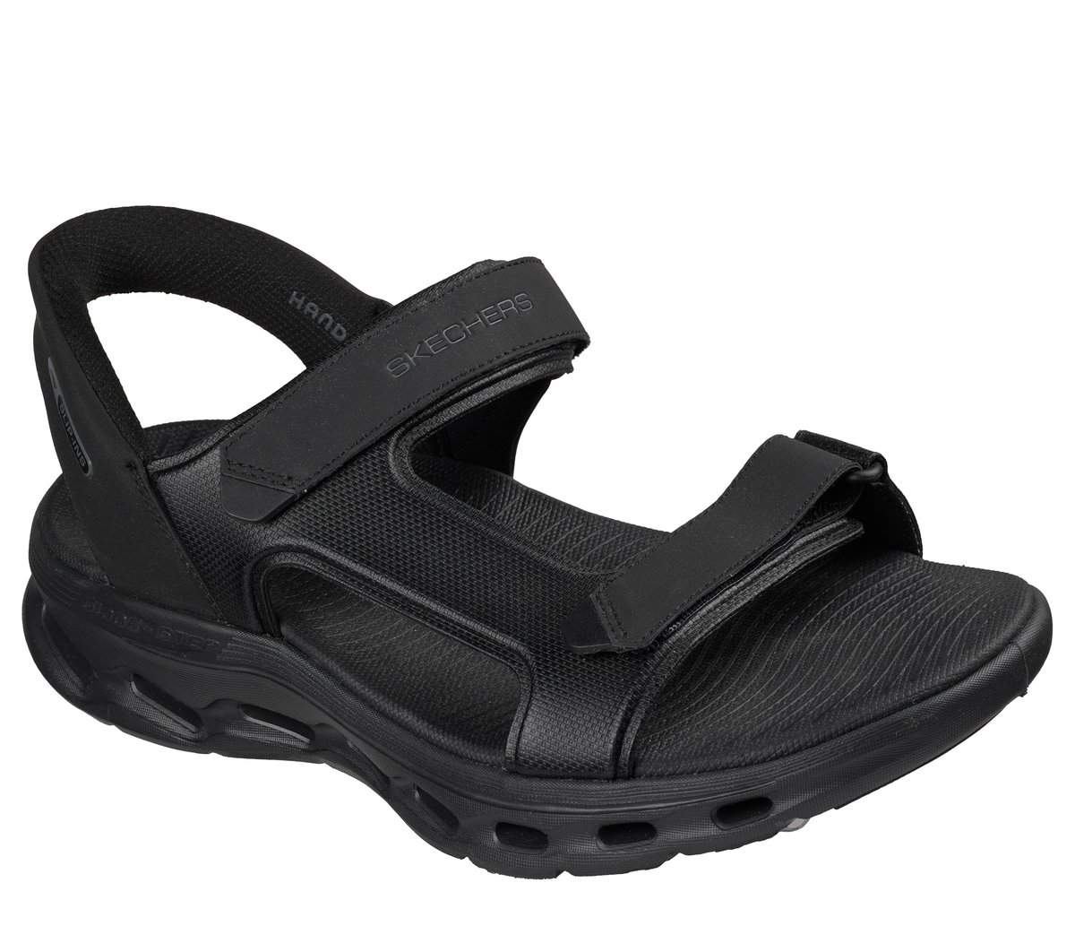 Skechers Slip-ins: GO WALK Glide-Step 2.0 Sandal - Mar — BLACK