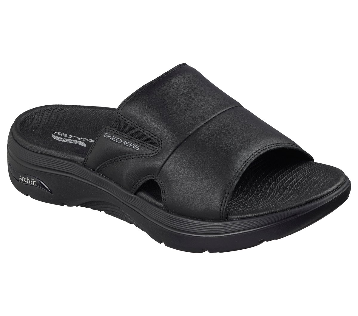 GO WALK Arch Fit 2.0 Sandal - Ultra Span II — BLACK