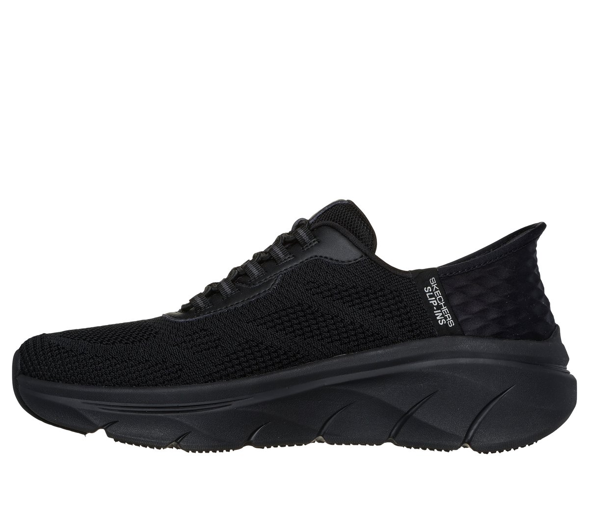 Skechers Slip-ins RF: D'Lux Walker 2.0 - Rezinate — BLACK