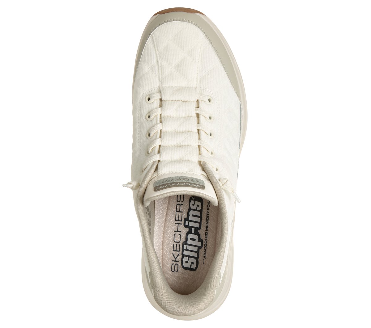 Skechers Slip-ins: Contour Foam - Cozy Fit Cordelux — OFF WHITE