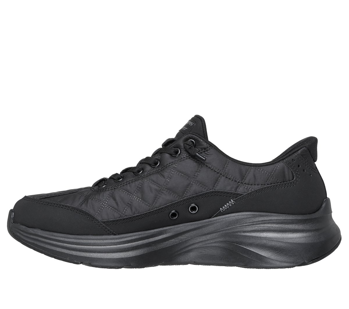 Skechers Slip-ins: Contour Foam - Cozy Fit — BLACK
