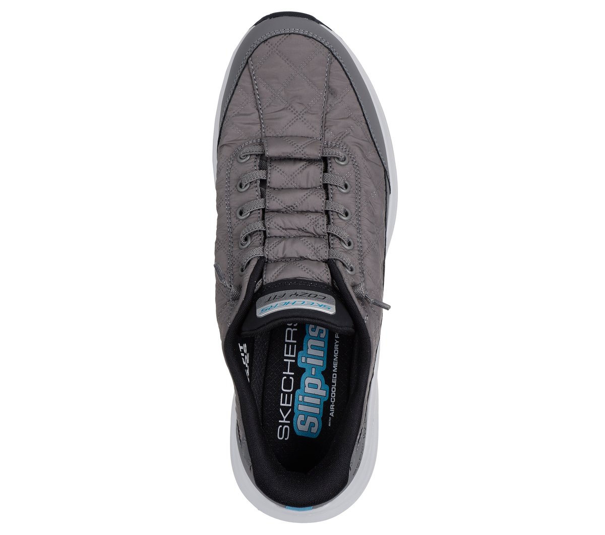 Skechers Slip-ins: Contour Foam - Cozy Fit — CHARCOAL/BLACK