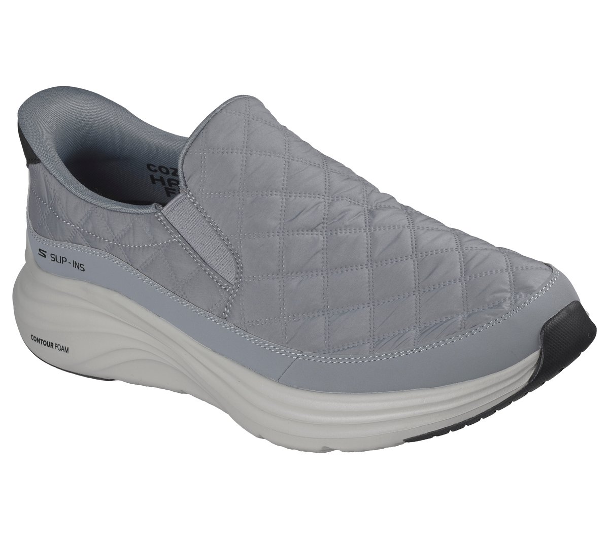 Skechers Slip-ins: Contour Foam - Cozy Fit Nordain — GRAY