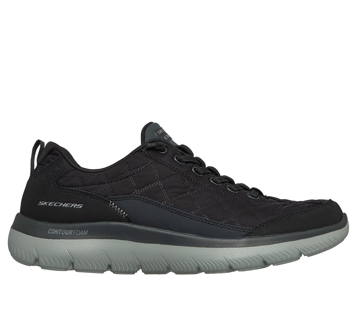 Summits Contour Foam - Cozy Fit — BLACK / CHARCOAL