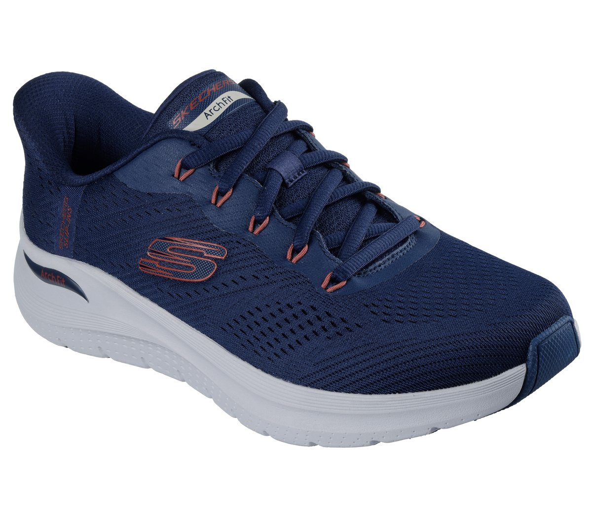 Skechers Slip-ins: Arch Fit 2.0 - Lestur — NAVY / RED