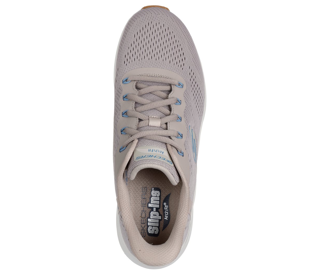 Skechers Slip-ins: Arch Fit 2.0 - Lestur — TAUPE / BLUE