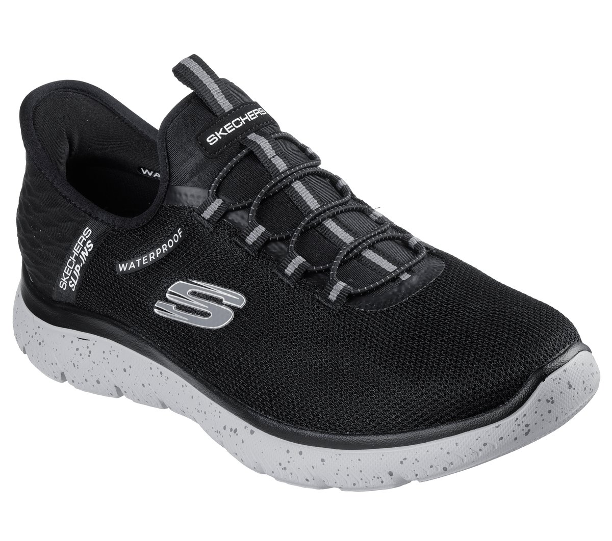 Skechers Slip-ins Waterproof: Summits - Corbos — BLACK / GRAY
